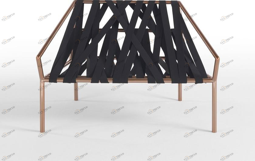 JCP UNIVERSE Кресло с металлическими подлокотниками и резинками Ligomancer sun-id-1402308