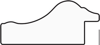 BY 1023 Зеркало в багетной раме - сусальное золото 47 mm EVOFORM Definite - Вид №3