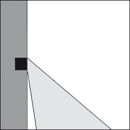 Zero Blade Glass Frame Ghidini Zero Blade .01 Белый (Матовый)  - Вид №3