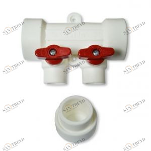 Коллектор 40х20х2 вых. красн.TR-ТВ PROAQUA 271212