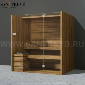 Effegibi SKY 60 SA55210014 Сауна. Мощность: 6 кВт макс. Размеры: длина 200 см, ширина 150 см. Отделка: осина термообработанная.