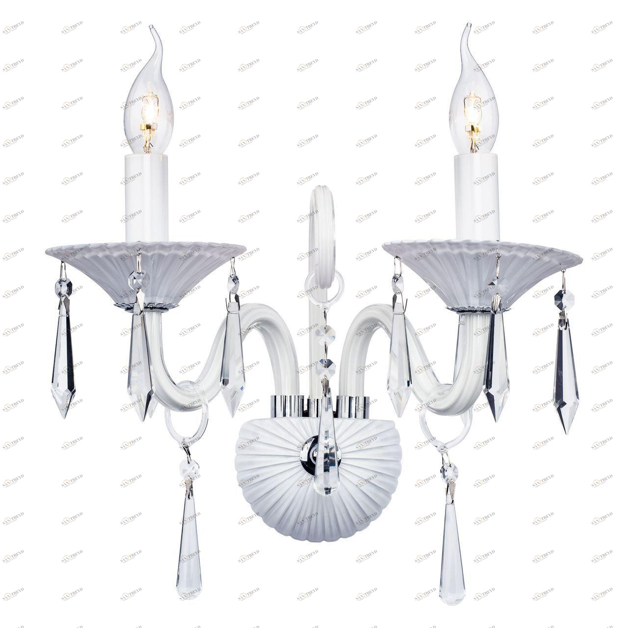 Бра Spot Light Rosano 5193202 SPOT LIGHT СВЕЧА 109485 Белый;прозрачный 