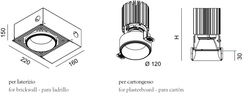Круглый потолочный светильник Lucifero's NYX TRIMLESS ARCH-00050790 - Вид №6