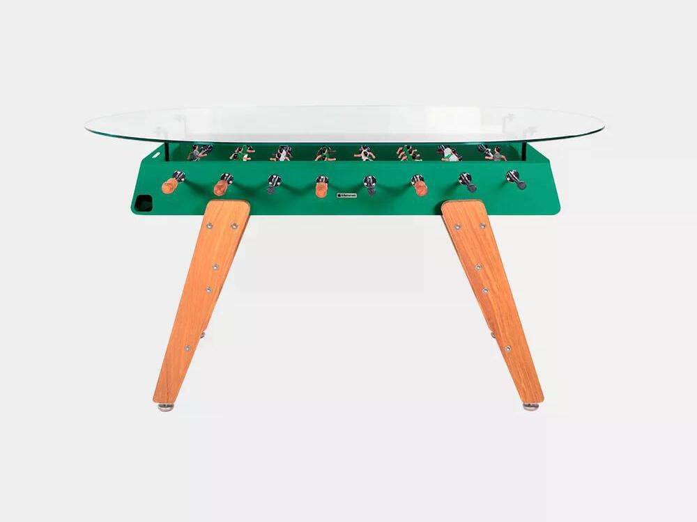 Овальный обеденный стол из стали и ироко со стеклянной столешницей RS Barcelona RS3 WOOD ARCH-00034979 - Вид №26