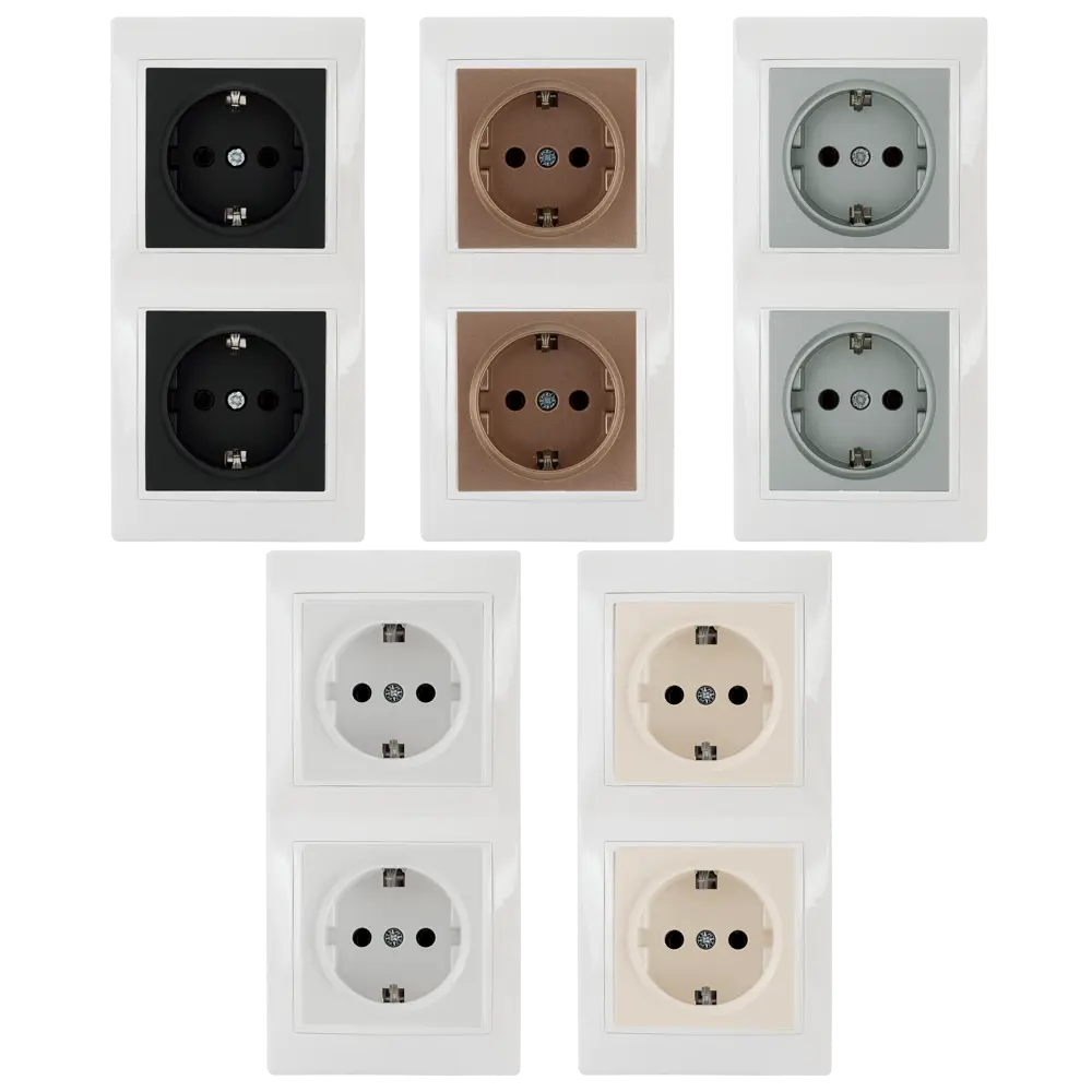 Рамка вертикальная TDM ELECTRIC для розеток и выключателей 85591179 Таймыр STLM-0064405 - Вид №1