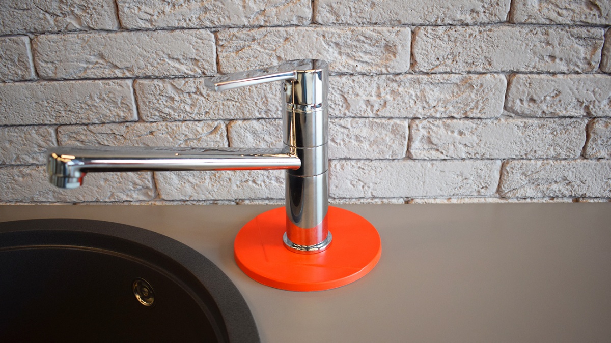 Подставка под смеситель Circle черная KIT KRAKEN  - Вид №8