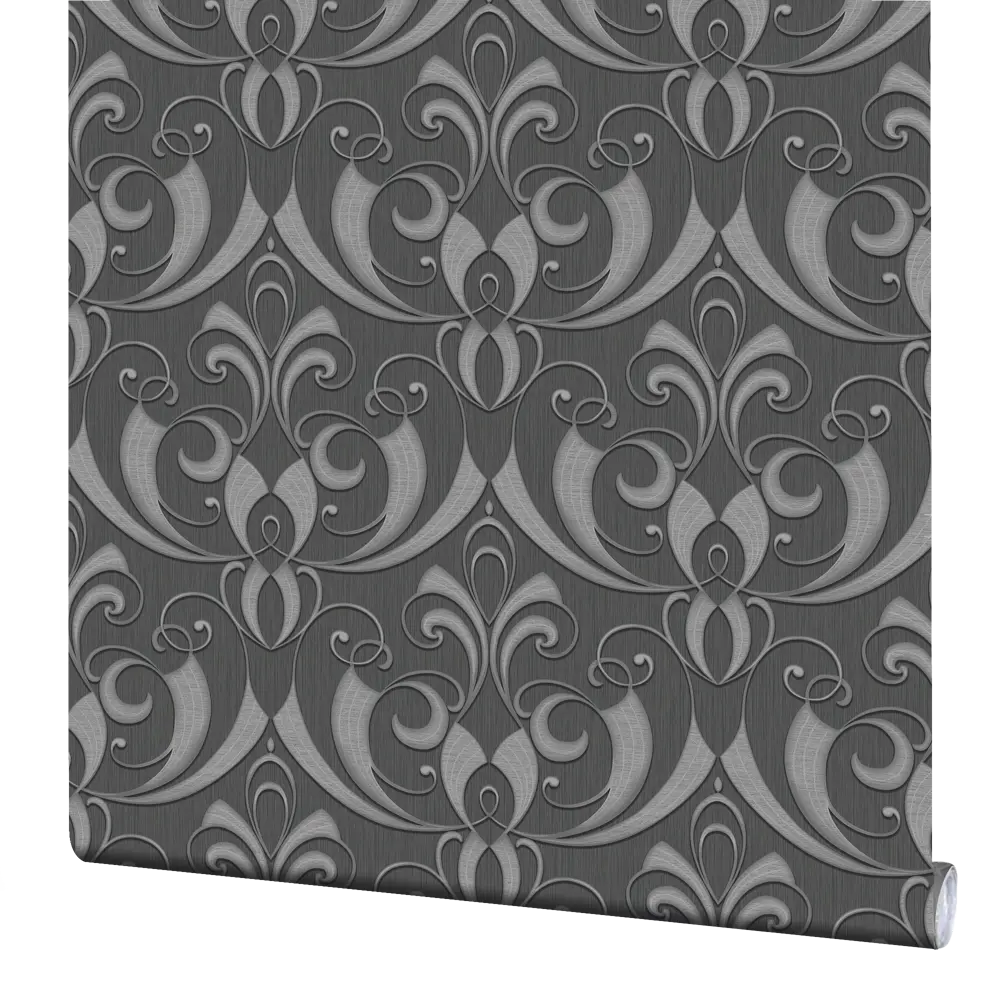 Обои флизелиновые Erismann Elegance чёрные 1.06 м 3633-7 82136424 STLM-2096936