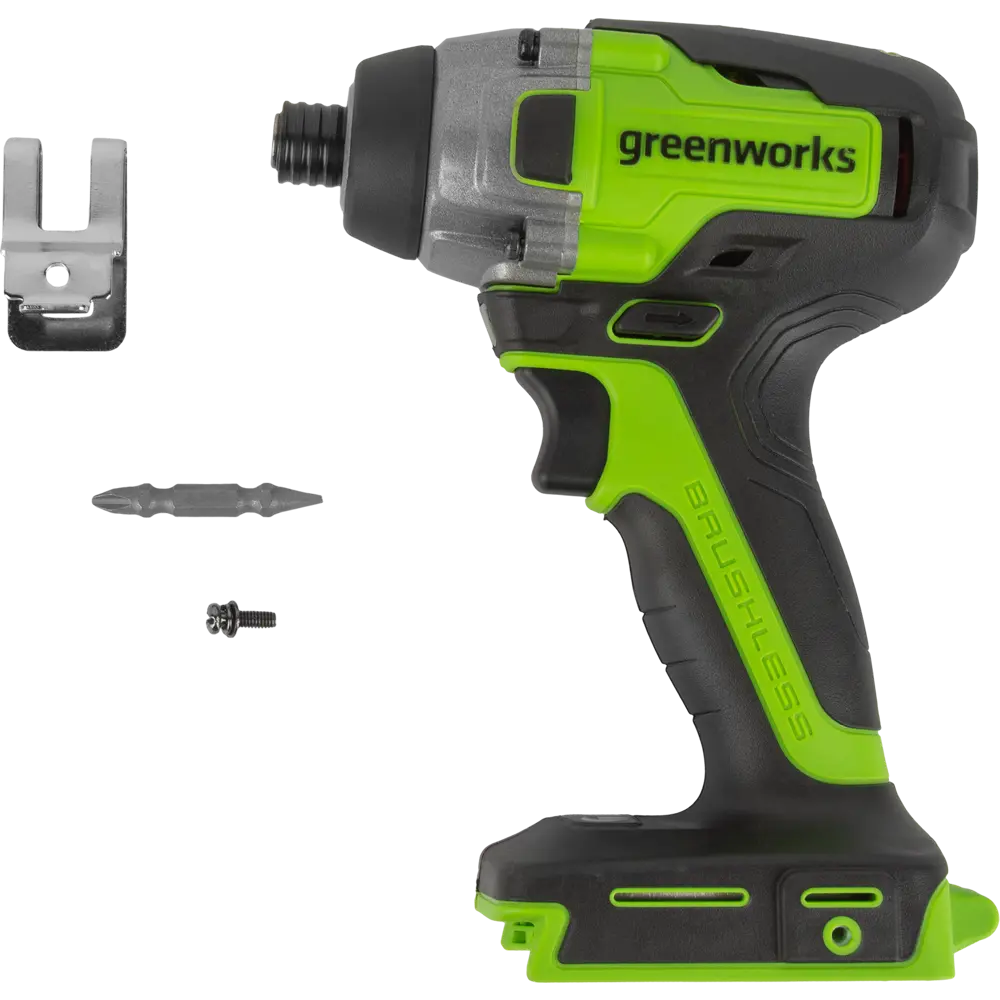 Винтоверт аккумуляторный бесщеточный Greenworks GD24ID3, 24 В, 300 Нм, без АКБ и ЗУ STLM-2198905 - Вид №4