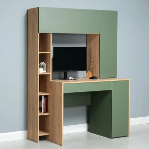 92006675 Стол многофункциональный Mobi 12.71 116.6x165.1x60 см ЛДСП цвет зеленый STLM-1380443
