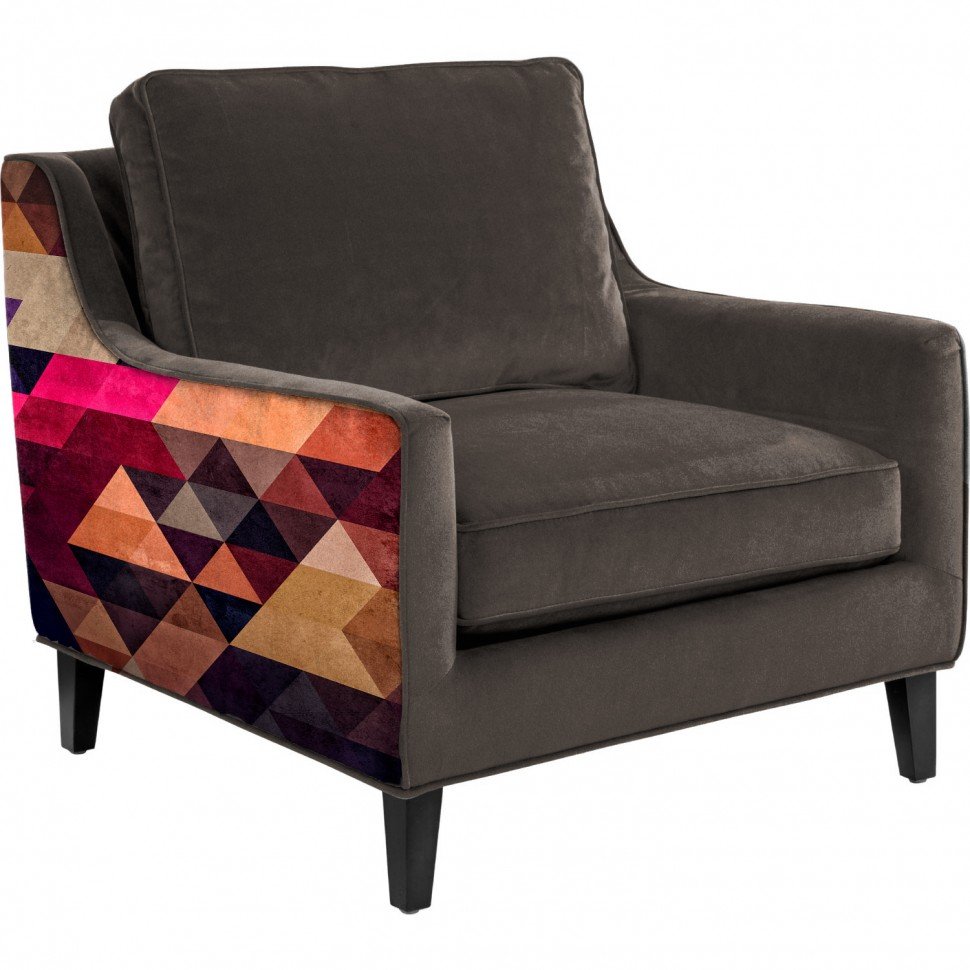 Кресло Triangle by James Soares бежевое ICON DESIGNE TRIANGLE 178006 Серый;разноцветный  - Вид №3