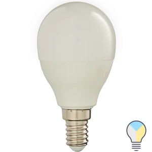 Лампа умная светодиодная Osram Smart Plus E14 220-240 В 5 Вт шар малый матовая 470 лм изменение оттенков белого 89143924 STLM-2209212