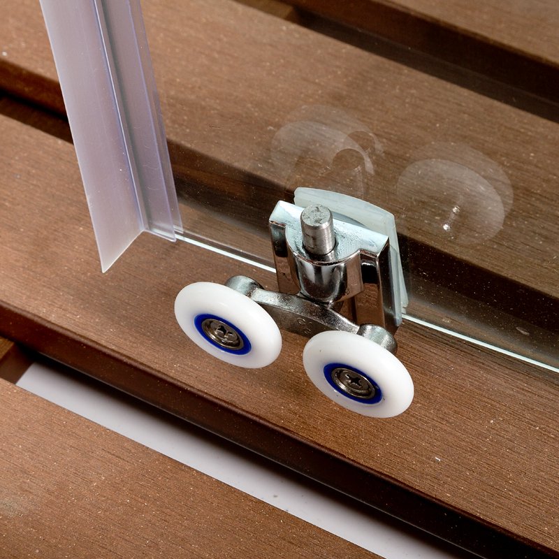 L 890 с гм. и эл. BLACK Душевая кабина DETO Серия L А09 LED и гидромассажем - Вид №6