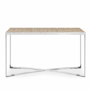 450094-12 ABHIKA КОНСОЛЬ CHROMO X H95 152,5X52,5 IVORY