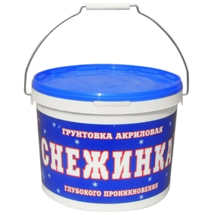 Грунтовка Снежинка акриловая 10л КБС 4543 - Вид №1