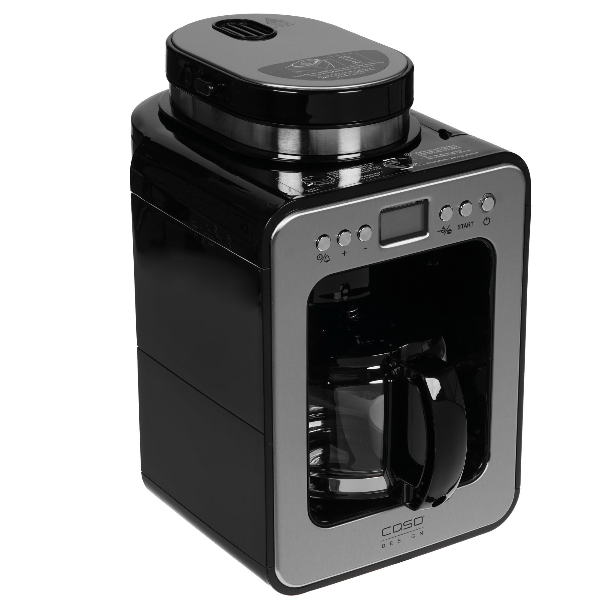 8145174 Кофеварка капельная CASO Coffee Compact Electronic серебристый STDN-0091070 - Вид №5