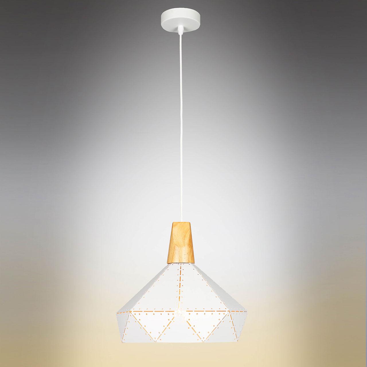 Подвесной светильник Omnilux OML-90316-01 OMNILUX 903 199624 Белый  - Вид №1