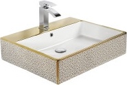 Next Damask White 50x60 cm Квадратный умывальник / NX260.00030 Next