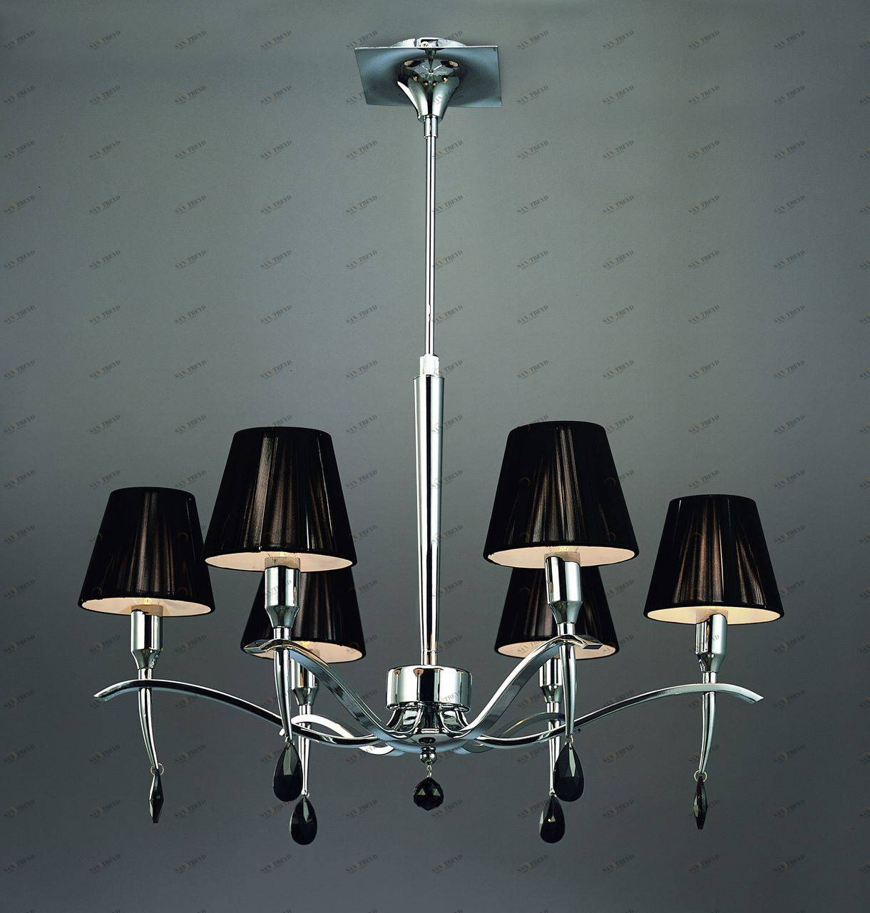 Подвесная люстра Mantra Viena 0342 MANTRA ДИЗАЙНЕРСКИЕ, VIENA BLACK 057646 Черный 