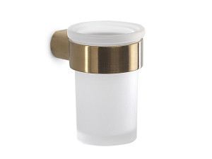 Матовый стеклянный настенный держатель зубной щетки