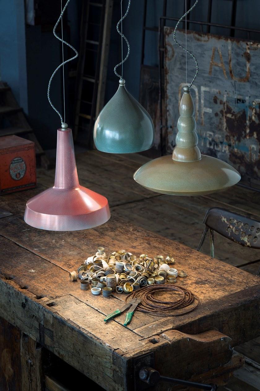 FERROLUCE Подвесной светильник из керамики Vague C1417 - Вид №1