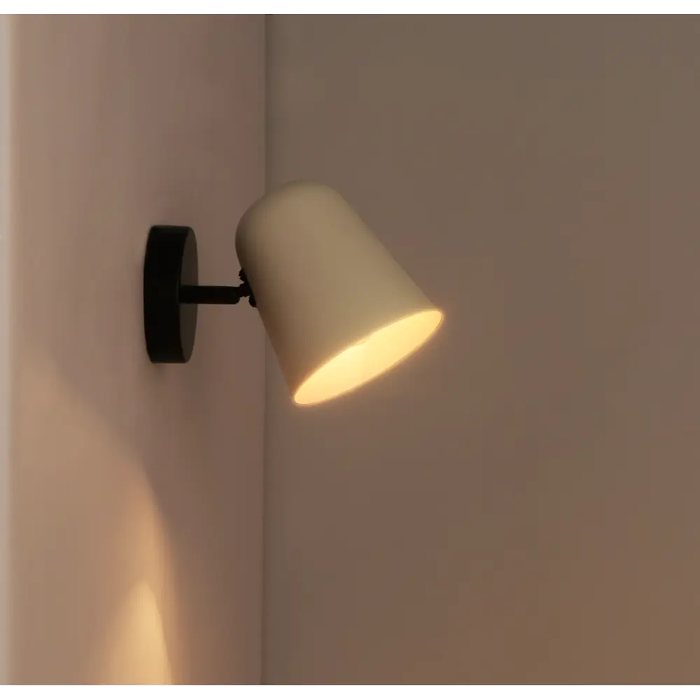 Светильник бра настенный KREAFORTA Talica цвет белый/черный STLM-2076241