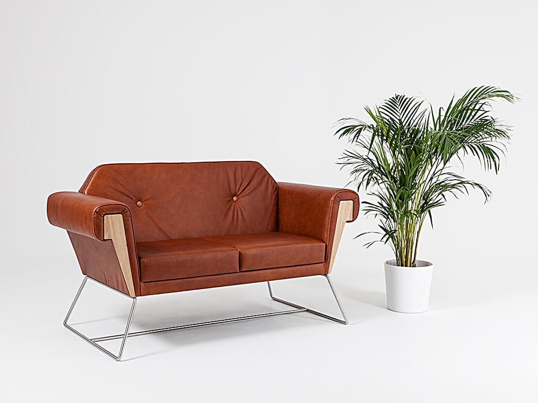 2-местный кожаный диван Liqui Contracts Hove Club ARCH-00007125 - Вид №4