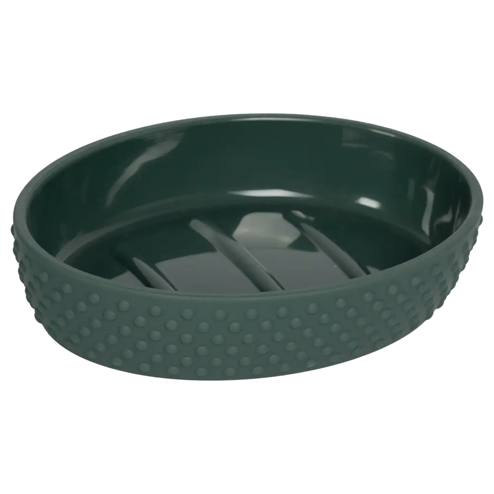 Мыльница SWENSA Toch зеленого цвета для эстетики ванной комнаты 89380210 STLM-1445392