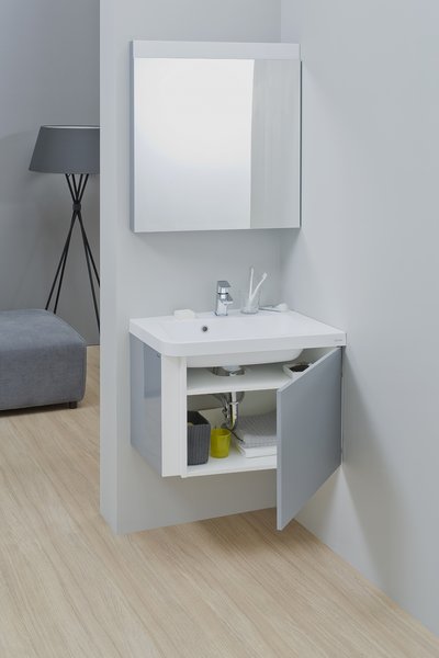 Тумба под умывальник SD 10° 650 R серая Ravak X000000749 - Вид №5