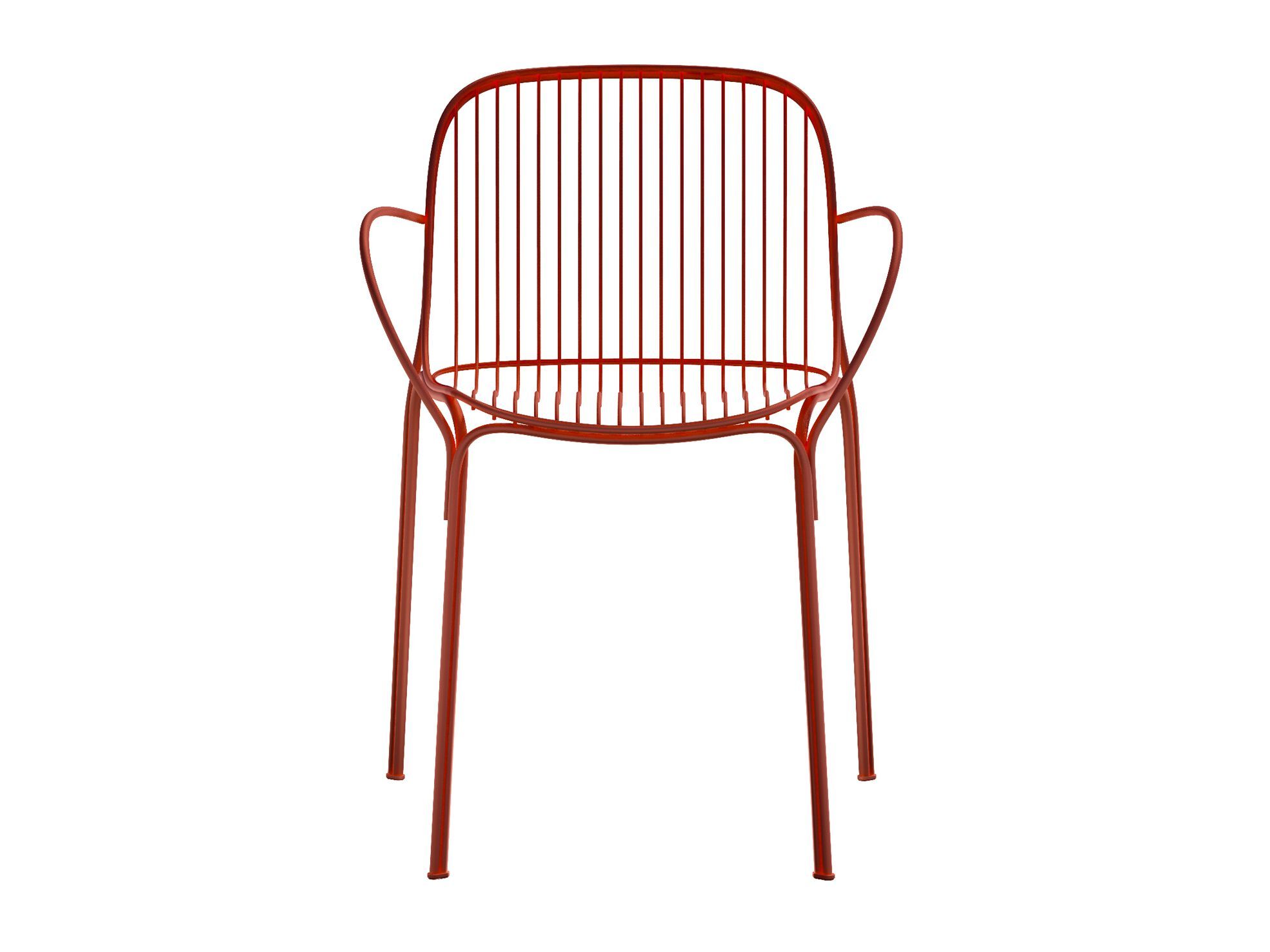 Стул для сада из оцинкованной стали с подлокотниками Kartell Hiray ARCH-00064814 - Вид №43