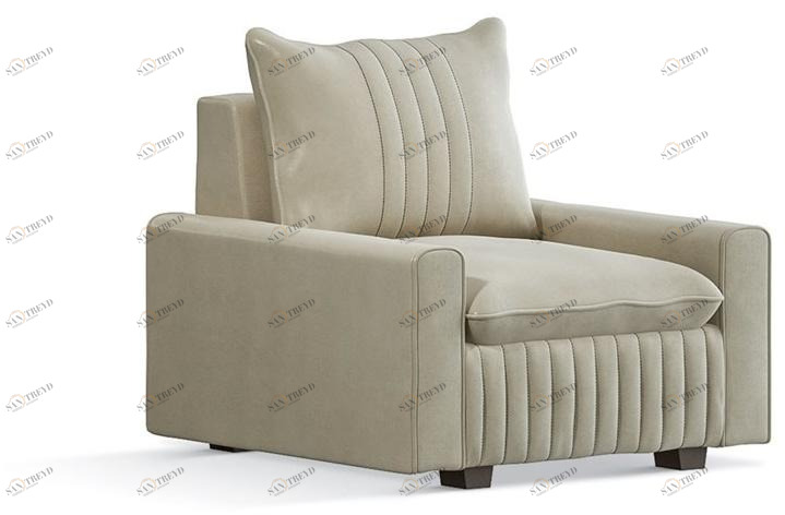 Carpanese Home Кресло из ткани с подлокотниками Contemporary 7437