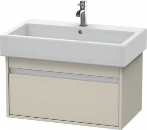 KT668709191 Тумбочка подвесная Ketho #KT6687 750 x 440 мм Серо-коричневый декор