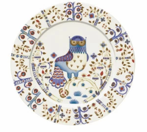 Тарелка "Taika" с совой IITTALA СОВРЕМЕННЫЙ 221927 Разноцветный