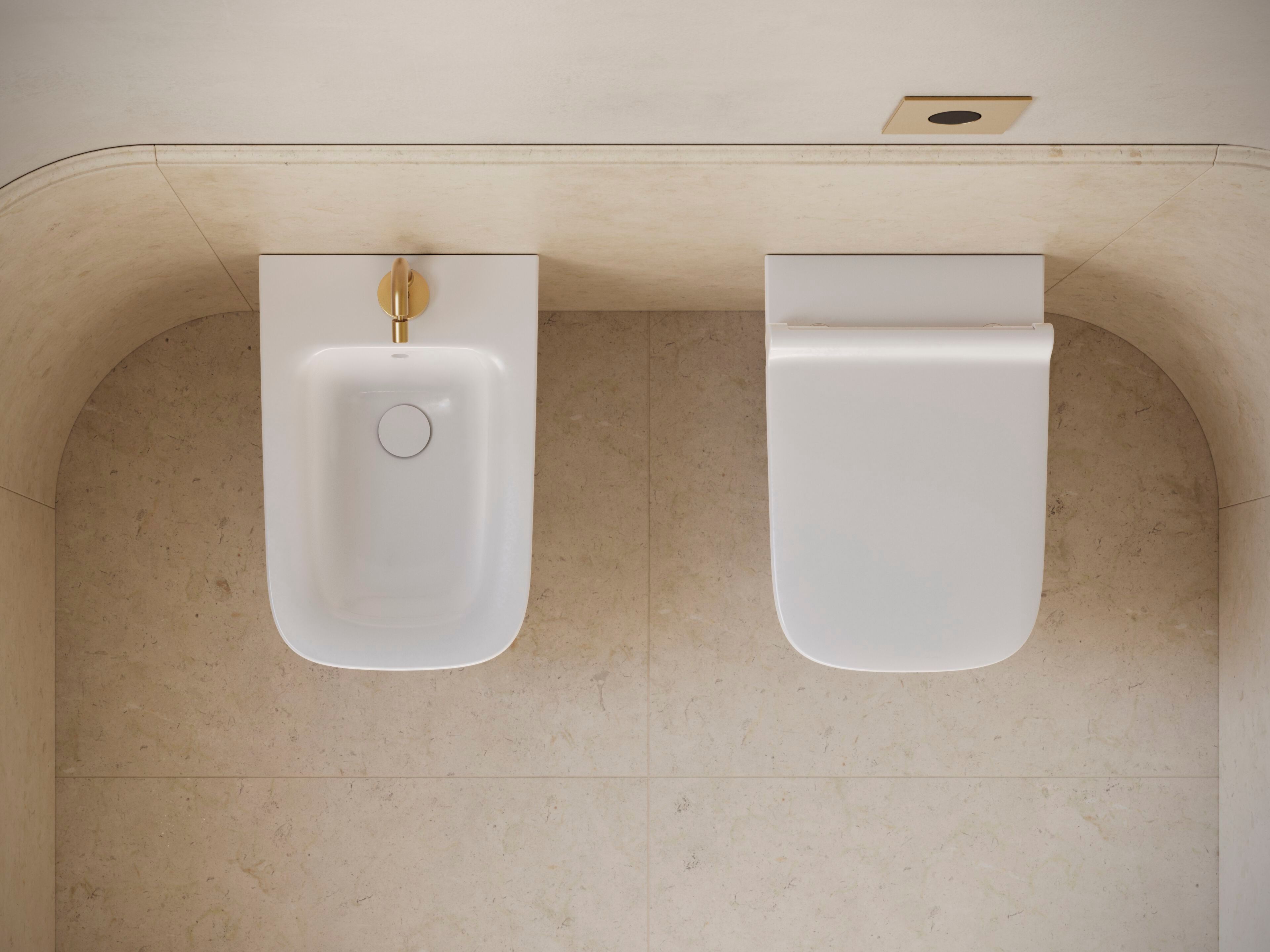 Подвесное биде с переливом CERAMICA CATALANO ARCH-00050051 - Вид №2