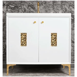 WHITE FRAME WITH CORAL Тумбочка Linkasink