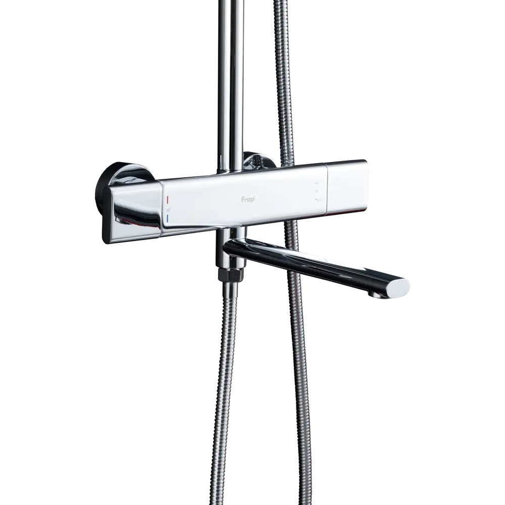 Душевая система FRAP Arne с термостатом и 3 режимами полива 89370459 STLM-1397572 - Вид №4