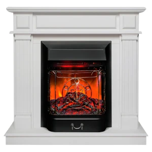 91532504 Каминокомплект Realflame Rodos с очагом Majestic lux BL 750Вт белый STLM-1524981