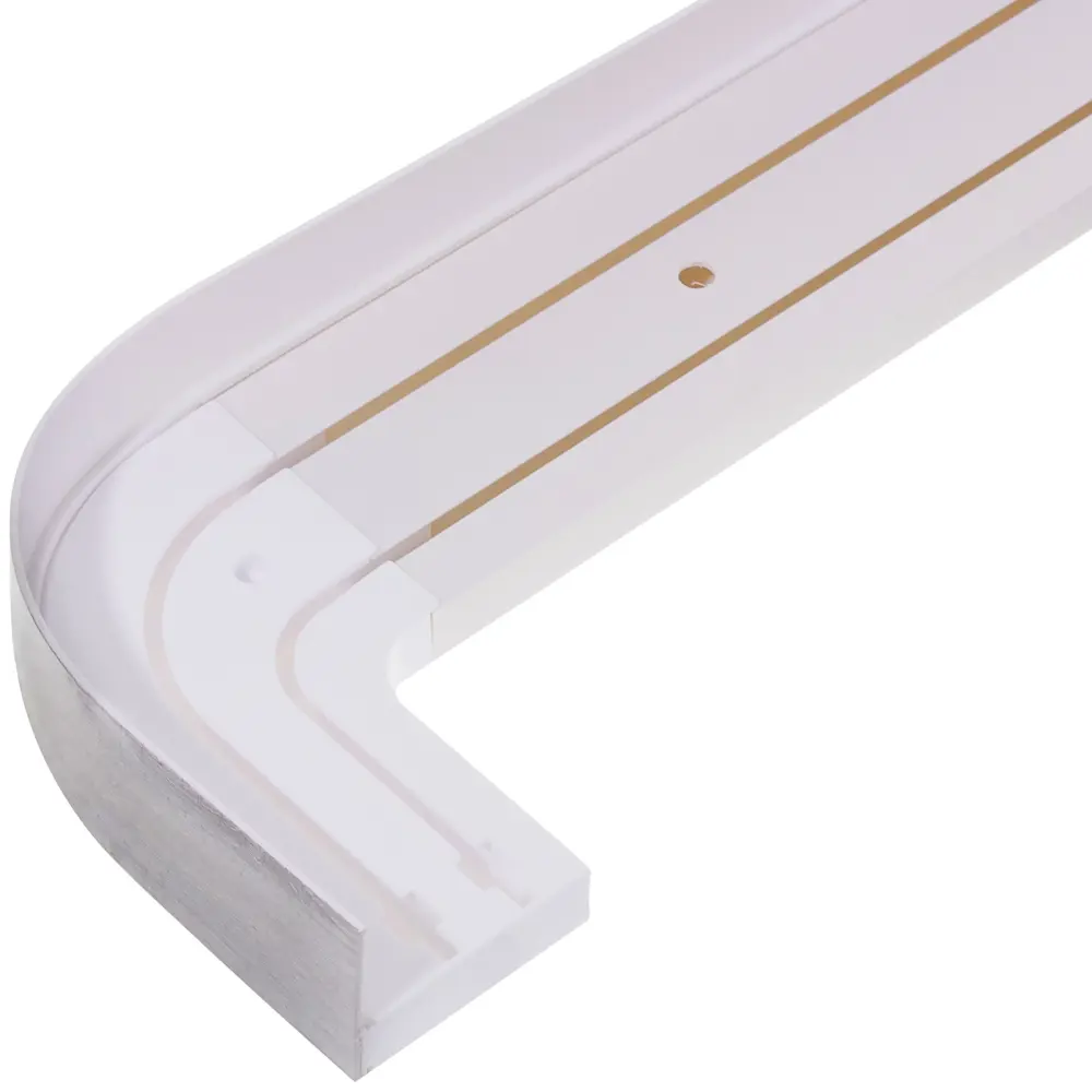 Карниз шинный двухрядный Domlegrand 300 см дуб перламутровый STLM-2018090