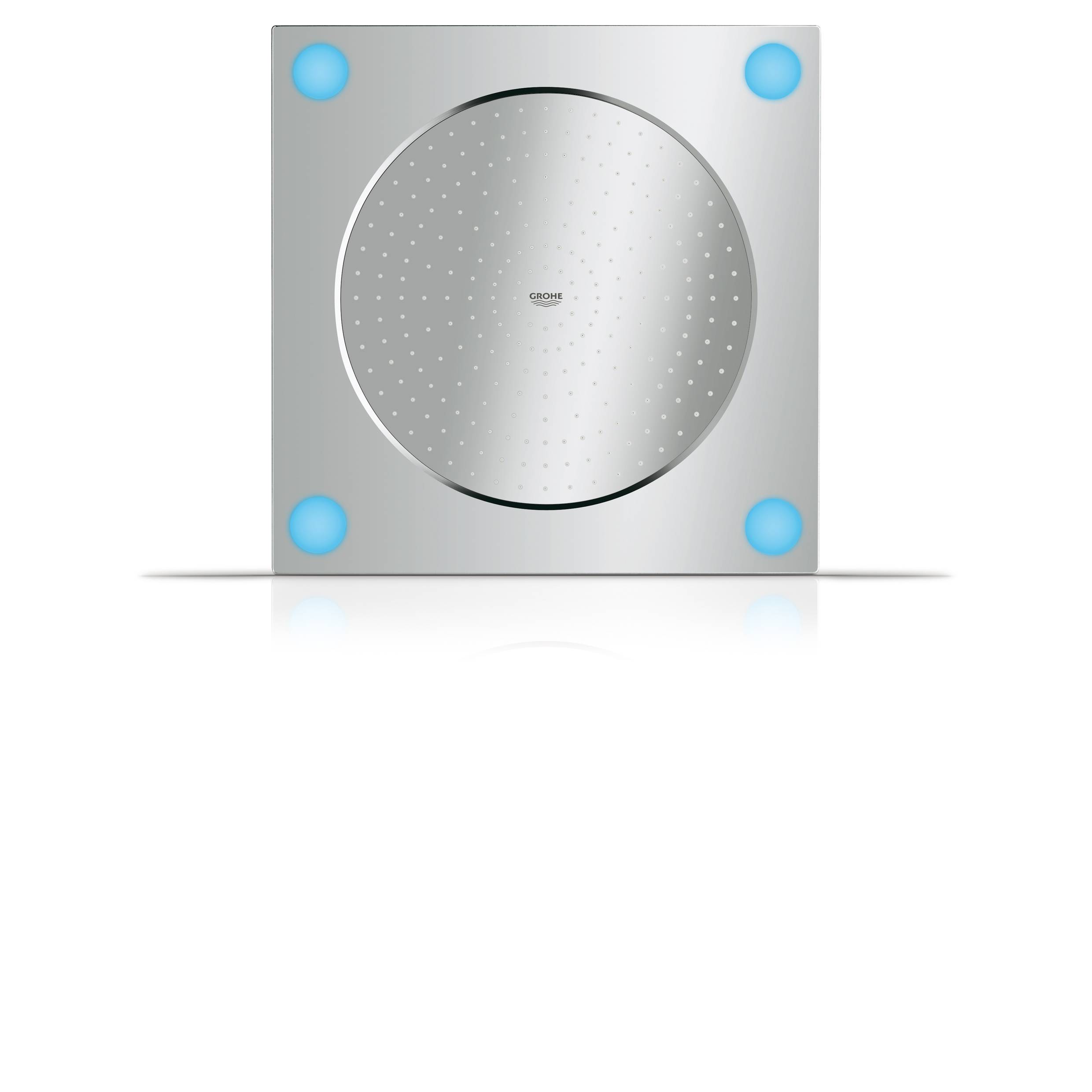 Верхний душ со встроенным источником света для систем GROHE F-digital deluxe, хром (27865000) - Вид №2