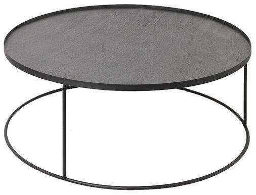 Ethnicraft Круглый деревянный журнальный столик для гостиной  20328  - Вид №1