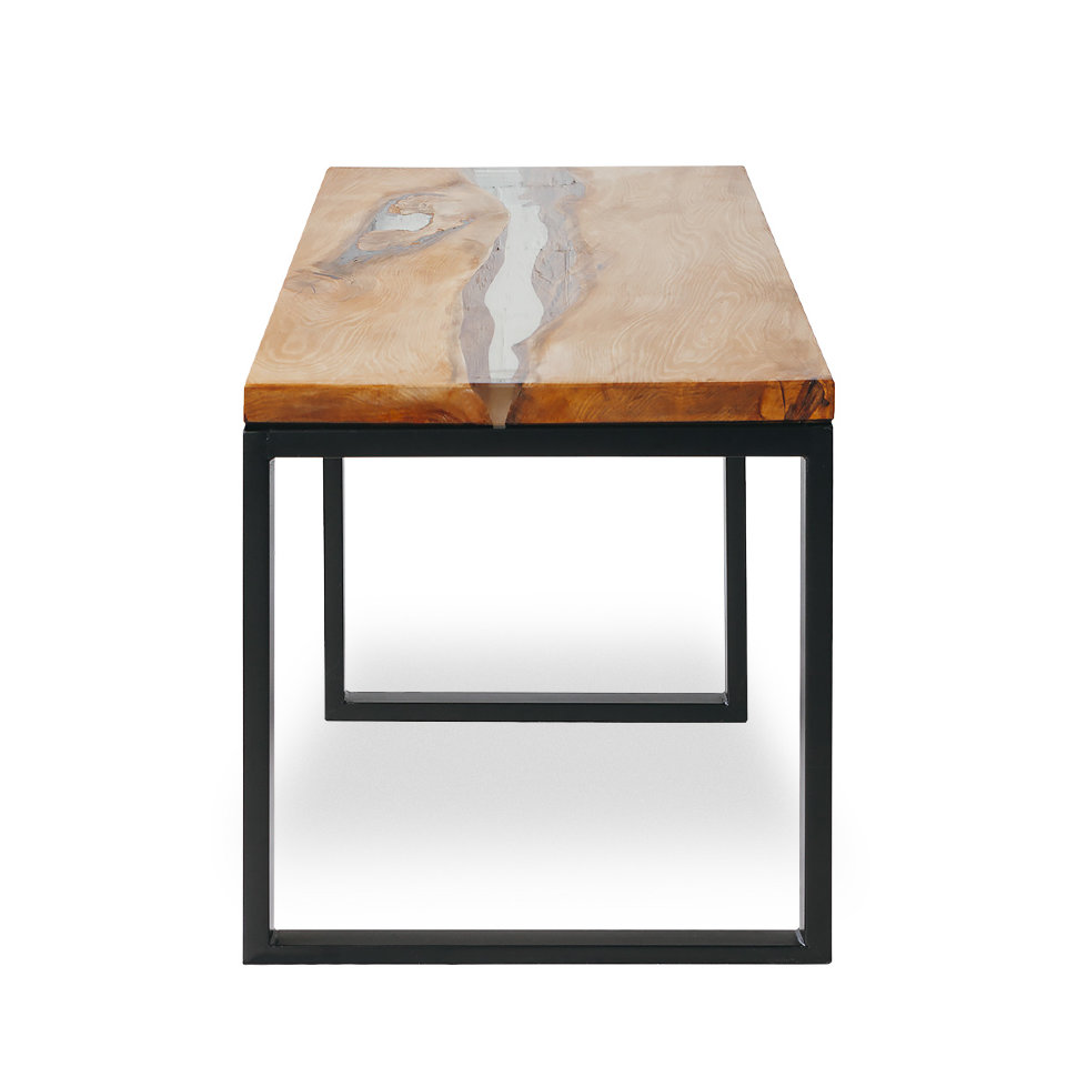 Обеденный стол деревянный прямоугольный 120 см Apple River ICON DESIGNE  178143 Бежевый;коричневый  - Вид №2