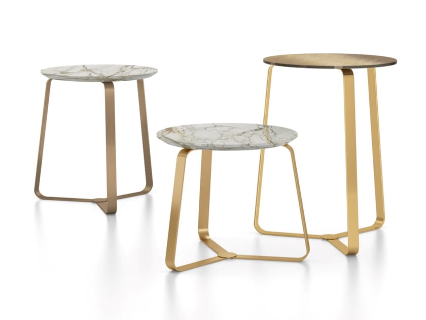 Круглый мраморный журнальный столик F.lli Orsenigo BASKET ARCH-00049433