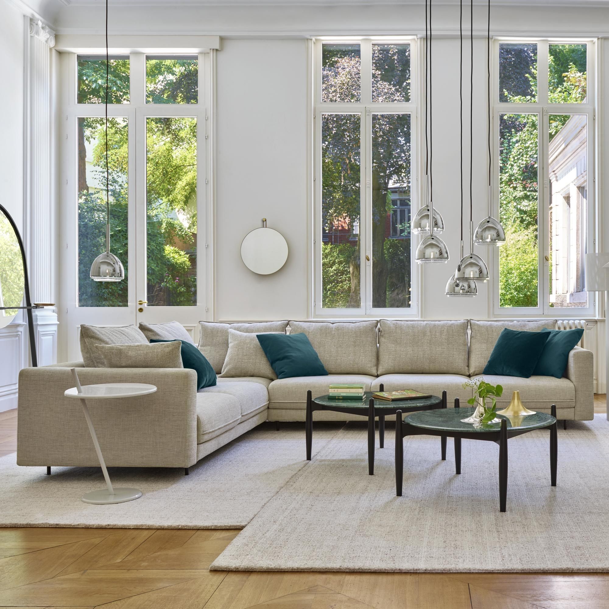 Светодиодный подвесной светильник из боросиликатного стекла Ligne Roset Хромированный колокол ARCH-00093985 - Вид №2