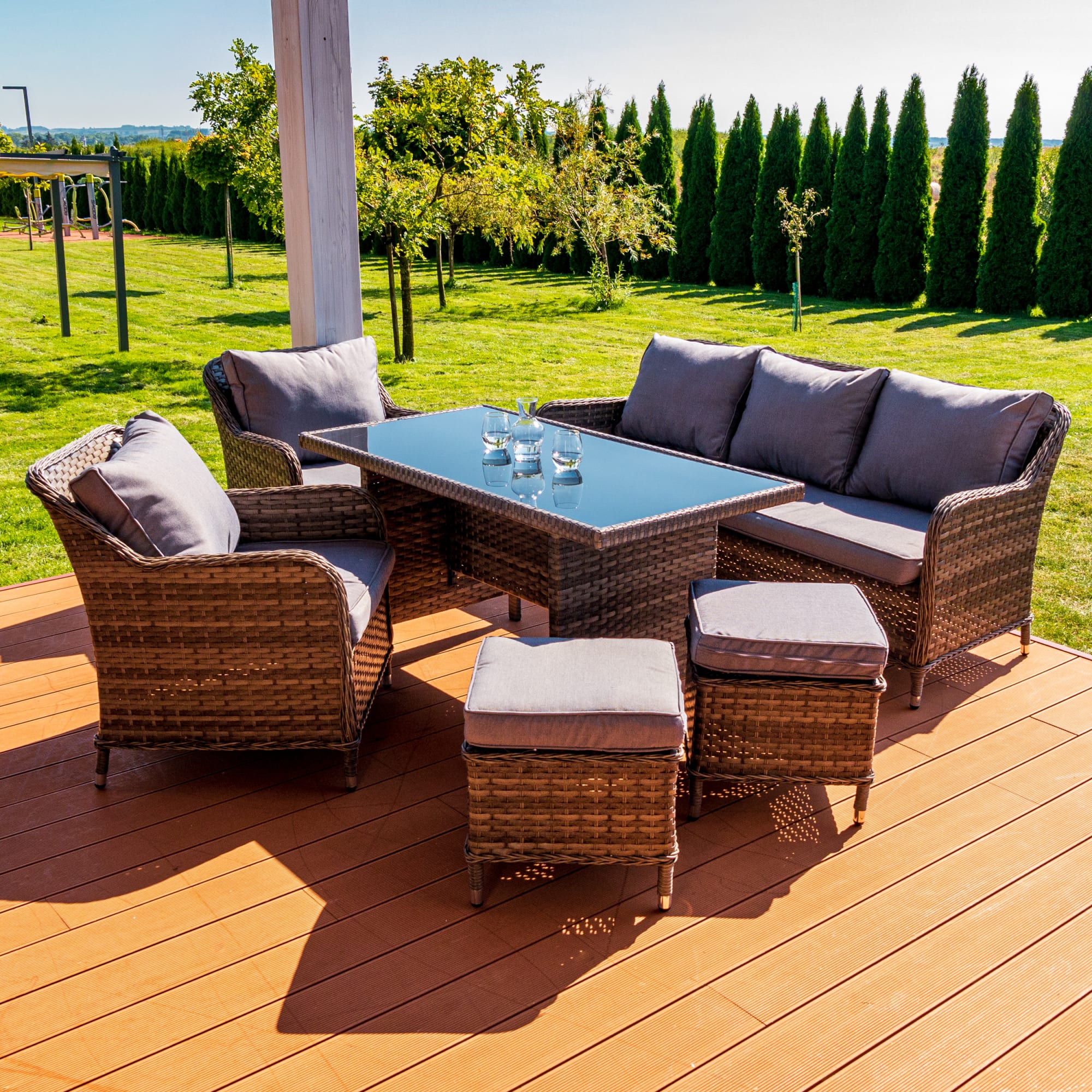 89129611 Набор садовой мебели для отдыха Emiliano Collection Cezar бежевый Santreyd  - Вид №2