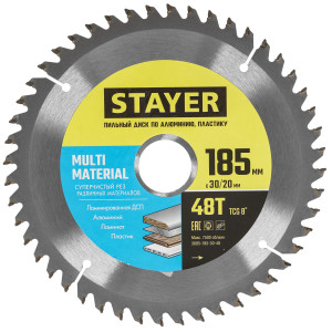 Диск пильный STAYER 3685-185-30-48 9107142