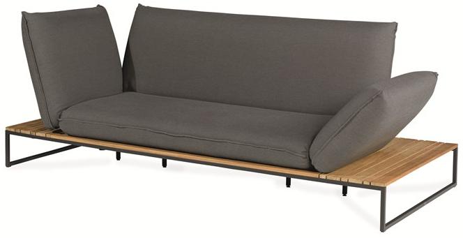 FISCHER MÖBEL 3-местный садовый диван с откидной спинкой из ткани Flora sun-id-1494537 - Вид №16