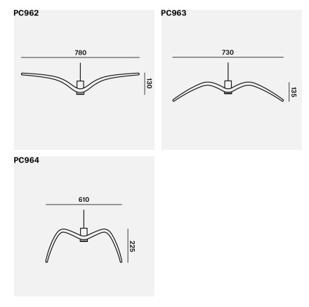 Brokis NIGHT BIRDS PC962 CGC772 CECL149 светильник подвесной 110226 - Вид №3