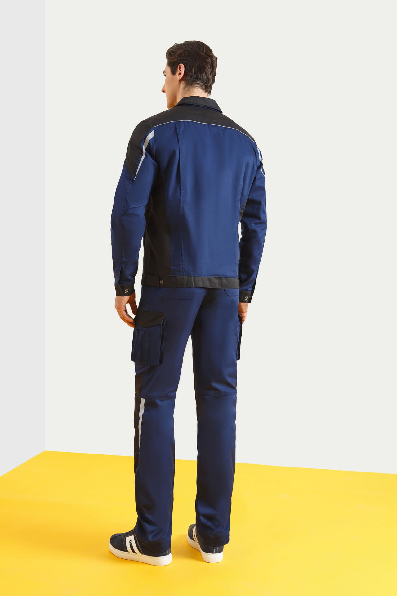 70048 Костюм  NEW темно-синий с черным STATUS  Летняя спецодежда  размер 60-62/170-176  - Вид №9