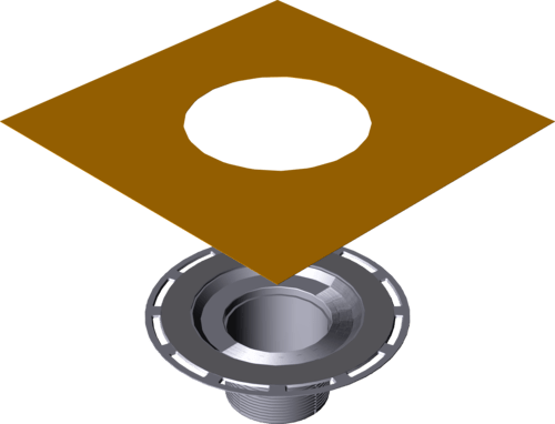 Канализационная арматура  Напольные трапы Advantix  Трапы VIEGA 471 064 Модель 4994 Santreyd  - Вид №4
