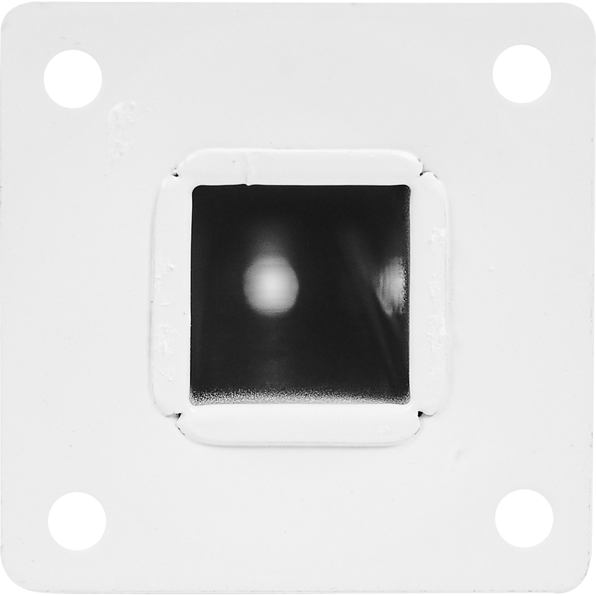 82732776 Ножка квадратная 400х25 мм, сталь, цвет белый Santreyd  - Вид №3