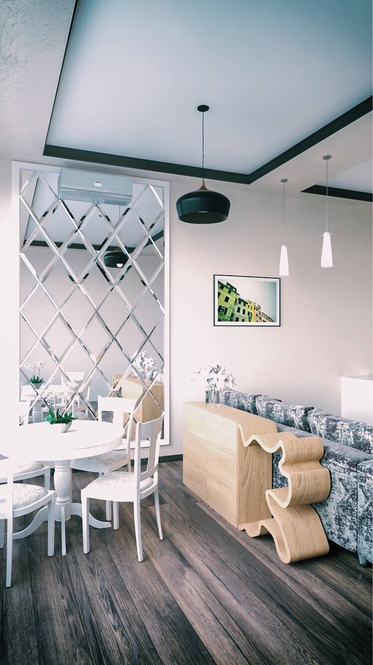 Комод деревянный с 6 ящиками дуб "Пень тонкий" от Odingeniy ODINGENIY ДИЗАЙНЕРСКИЕ, КОМОДЫ "ПЕНЬ" ОТ ODINGENIY 178425 Бежевый  - Вид №3